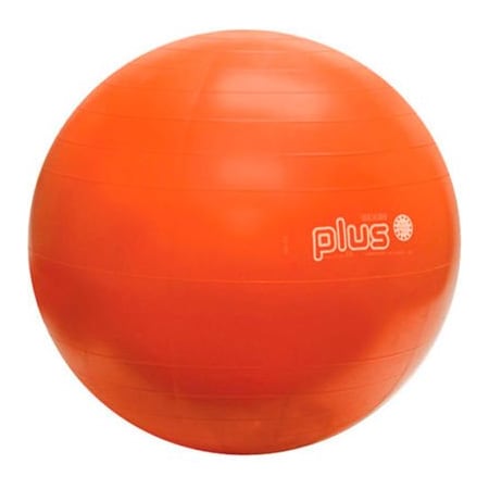 Fabrication Enterprises PhysioGymnic Molded Vinyl Inflatable Exercise Ball, 55 cm (22"), Orange 30-1701
